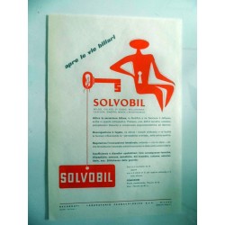 Volantino Pubblicitario "SOLVOBIL- RECORDATI LABORATORIO FARMACOLOGICO S.P.A. MILANO"