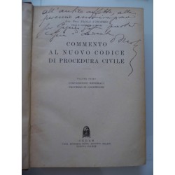 COMMENTO AL NUOVO CODICE DI PROCEDURA PENALE Vol. I - II