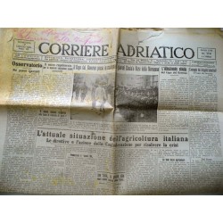 CORRIERE ADRIATICO Domenica 7 Luglio 1929 Anno VII  N. 170  Anno LXIX