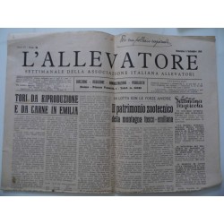 L' ALLEVATORE Settimanale dell'Associazione Italiana Allevatori Anno IV Numero 36 Domenica 5 Settembre 1948