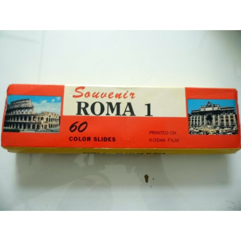 SOUVENIR ROMA 1 60 COLOR SLIDES PRINTED ON KODAK FILM