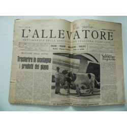 L'ALLEVATORE Settimanale dell'Associazione Italiana Allevatori Anno IV N. 38 Domenica 19 Settembre 1948