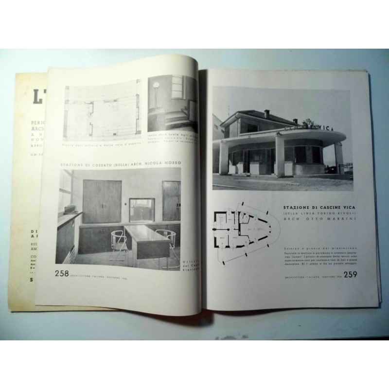 L' ARCHITETTURA ITALIANA PERIODICO MENSILE DI ARCHITETTURA TECNICA  ANNO XXXI N. 11 NOVEMBRE 1936 - XV