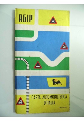 AGIP CARTA AUTOMOBILISTICA D'ITALIA