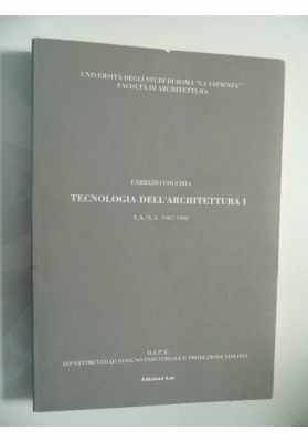 TECNOLOGIE DELL'ARCHITETTURA I