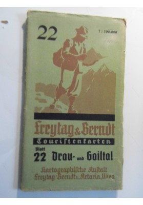 FREYTAG & BERNDT TOURISTENKARTE N.° BLATT 22 DRAU UND GAITAL