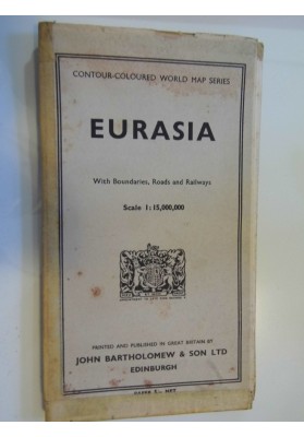 EURASIA With bonduaries, Roads and Railways