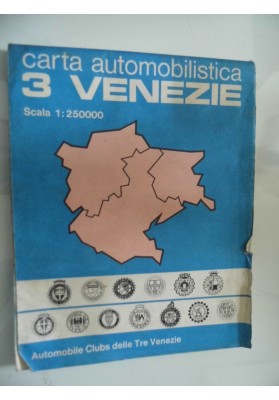 CARTA AUTOMOBILISTICA DELLE TRE VENEZIE