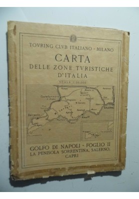 GOLFO DI NAPOLI - FOGLIO II LA PENISOLA SORRENTINA, SALERNO, CAPRI