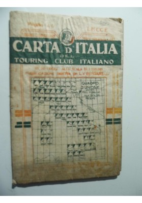 CARTA D'ITALIA DEL TOURING CLUB ITALIANO Foglio 44 LECCE