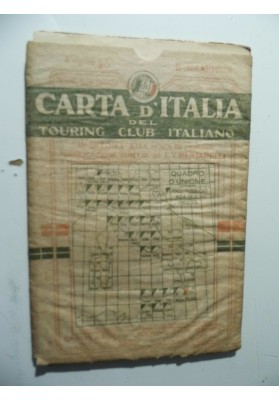 CARTA D'ITALIA DEL TOURING CLUB ITALIANO Foglio  N. 53 BADOLATO