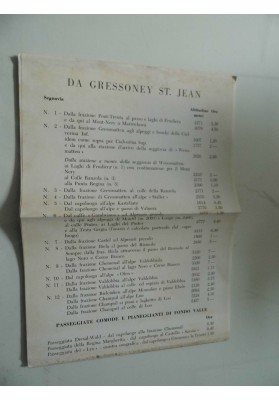 Mappa "DA GRESSONEY A ST. JEAN"