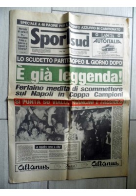 SPORTSUD LO SCUDETTO PARTENOPEO IL GIORNO DOPO Martedì 12 Maggio 1987