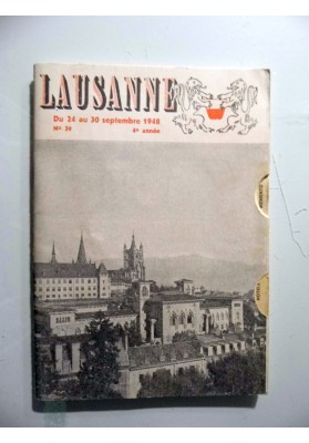 LAUSANNE Du 24 au 30 September 1948 N.°39