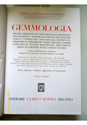 GEMMOLOGIA TOMO PRIMO - SECONDO