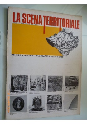 LA SCENA TERRITORIALE Anno III N.° 7 - 8 Maggio 1980  MENSILE DI ARCHITETTURA, TEATRO E ARTIGIANATO