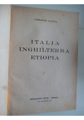 ITALIA INGHILTERRA ETIOPIA