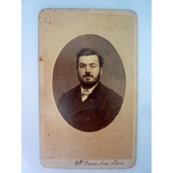 Fotografia all'Albumina "Ritratto Maschile FOTOGRAFO RAFFAELLO FERRETTI ROMA" 1870 circa