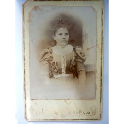 Fotografia all'Albumina "Ritratto di Giovane Donna" Francia fine 1800