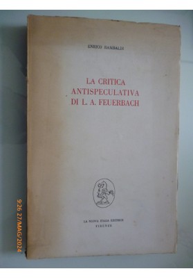 LA CRITICA ANTISPECULATIVA DI A. FEUERBACH