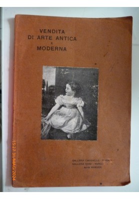 CATALOGO DELLA VENDITA ALL'ASTA RACCOLTA ARTE ANTICA DUCHI DI MARIGLIANO Aprile 1931