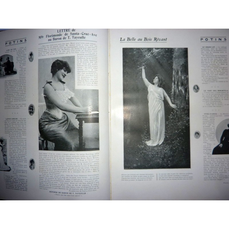 LA VIE DE PARIS Journal Hebdomadaire Illustree exclusivement  par ls Photographie d'Apre Nature