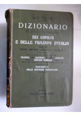 DIZIONARIO GRAFICO ITINERANTE DEI COMUNI E DELLE FRAZIONI D'ITALIA