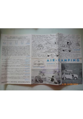 AIR - CAMPING GIDION'S MILANO LISTINO MARZO 1963