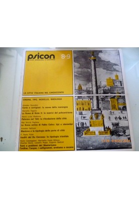 PSICON 8-9 Rivista di architettura: La città italiana nel Cinquecento 1976