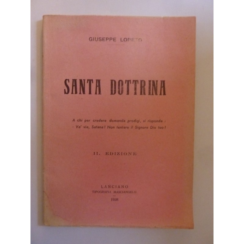 SANTA DOTTRINA