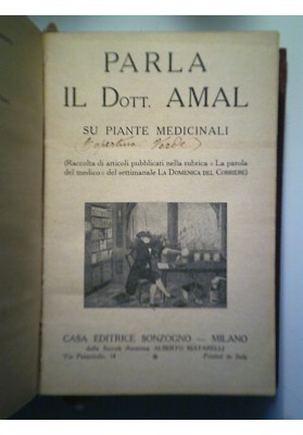 PARLA IL DOTT. AMAL SU PIANTE MEDICINALI