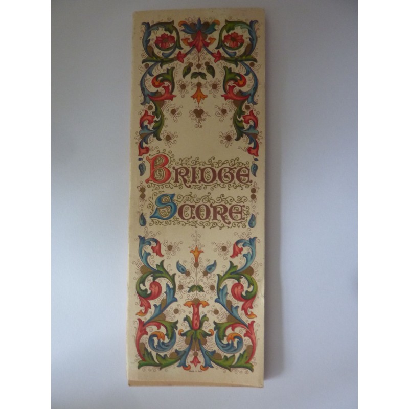 Taccuino "BRIDGE SCORE" Inizi '900