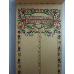 Taccuino "BRIDGE SCORE" Inizi '900