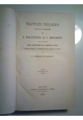 TRATTATO TEOLOGICO SULLA CHIESA Volume I - II