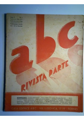 ABC RIVISTA D'ARTE Anno V N. 2 Febbraio 1936 - XIV