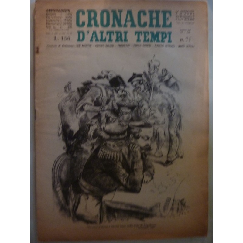 CRONACHE DI ALTRI TEMPI Anno VIII N.° 71 1960