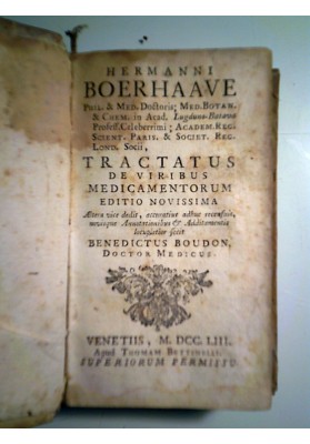 TRACTATUS DE VIRIBUS MEDICAMENTORUM EDITIO NOVISSIMA