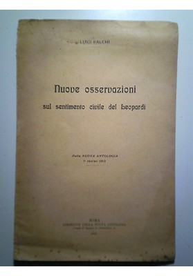 Nuove osservazioni sul sentimento civile di Leopardi