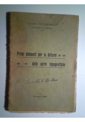 Primi elementi per la lettura delle carte topografiche