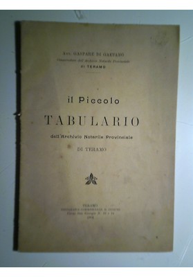 il Piccolo TABULARIO dell'Archivio Notarile DI TERAMO