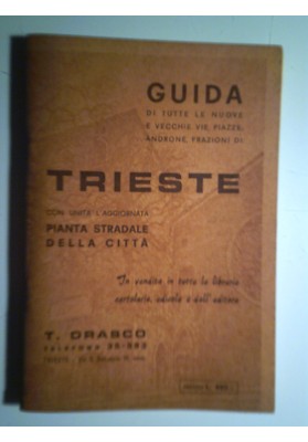 GUIDA TRIESTE PIANTA STRADALE DELLA CITTA'