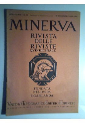 MINERVA Rivista delle Riviste 30 Novembre 1938