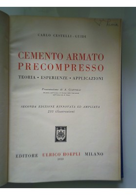 CEMENTO ARMATO PRECOMPRESSO TEORIA - ESPERIENZE - APPLICAZIONI