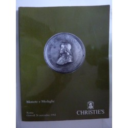 CHRISTIE'S Monete e Medaglie Roma Giovedì 26 Novembre 1992