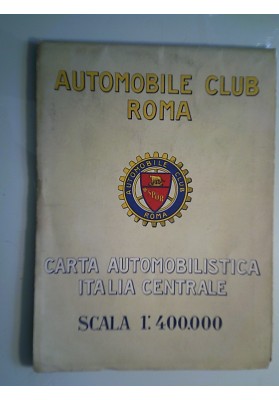 AUTOMOBILE CLUB DI ROMA CARTA AUTOMOBILISTICA ITALIA CENTRALE