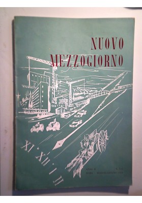 NUOVO  MEZZOGIORNO Anno II n.° 5 - 6 Roma Maggio - Giugno 1959