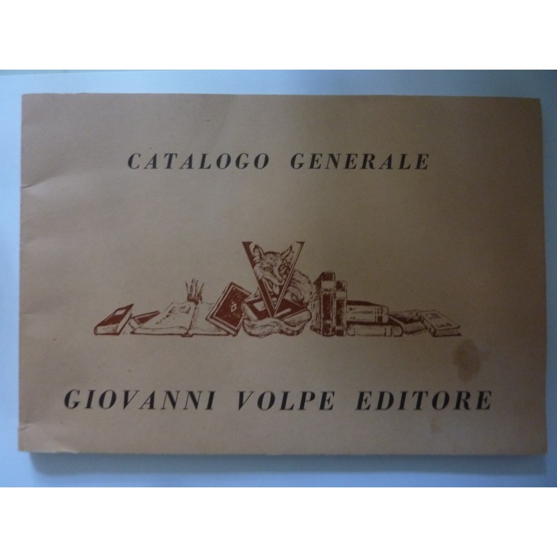 CATALOGO GENERALE GIOVANNI VOLPE EDITORE