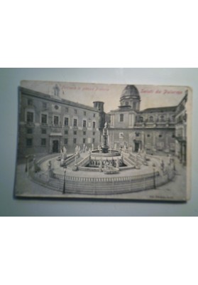 Cartolina Viaggiata "Fontana in piazza Pretoria Sauti da Palermo" 1907