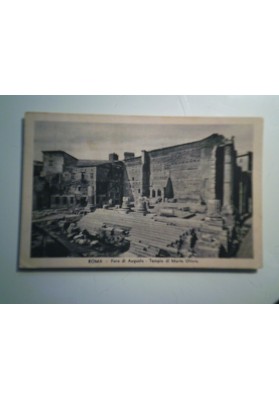 Cartolina Viaggiata "ROMA Foro di Augusto - Tempio di Marte Ultore"  1937