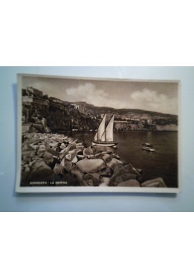 Cartolina Viaggiata "SORRENTO - LA  MARINA"  1956